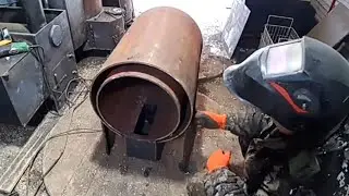 Вечный котёл отопления труба в трубе. Начинаем варить
