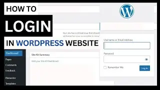 How to Login to WordPress Website Admin or Dashboard