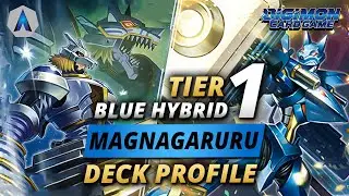 Digimon TCG! TIER 1!!! MagnaGarurumon Blue Hybrid Deck Profile + Combos! (BT7 English Format)