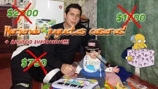 Haciendo juguetes caseros! Los niños no quieren lujos!