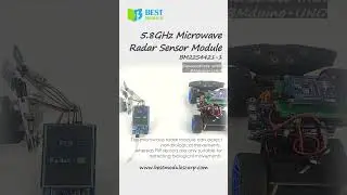 #Shorts 5 8GHz Microwave Radar Sensor Module BM22S4421 Detecting non-biological Movements #modules