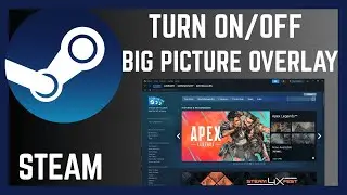 How To Turn On Or Off Big Picture Overlay When Using Controller On Steam