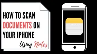How to scan documents in your iPhone using notes | 1 Minute Tutorial