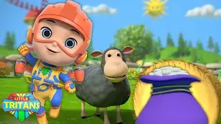 Baa Baa Ovelha Preta Rima Infantil Popular Por Little Tritans