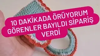 40 yıl düşünsen aklına gelmez ne işe yaradığı kendime ördüm sipariş aldım kolay tığişi modeller