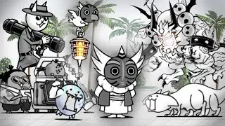 Battle Cats | 5 Unit No Gacha CPU Strat vs Floor 50 (Heavenly Tower)