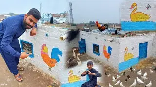 How To Paint A Birdcage | Birds Cage Par Painting Bana Di | Amazing Painting ideas