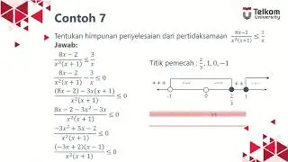 Kalkulus | Sistem Bilangan Riil (Part 6) - Pertidaksamaan [4]