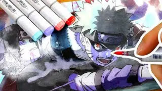 Drawing NARUTO & SASUKE