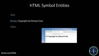 how to display, special characters like copyright symbol or spade in HTML