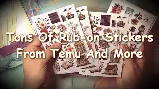 Tons Of Rub on Stickers From Temu And More
