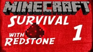 Minecraft Survival w Redstone #1 Shelter (HD)