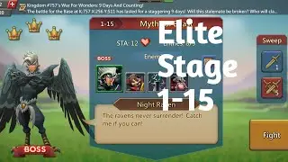 Lords Mobile Elite stage 1-15 f2p |Mythical Beast Elite stage 1-15