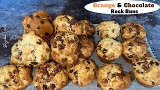 Orange and Chocolate Chip Rock Buns @bezalea