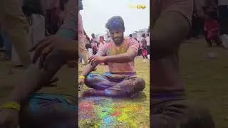 Happy holi Guys , Just for fun 😁😂 | holi celebrations 2024 Hyderabad | #vlog #holi #rangbarse #event