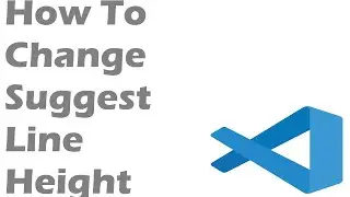 How To Change Suggest Line Height In Visual Studio Code