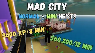 Normal Heists + Mini Heists Grinding Method (Mad City: Chapter 1)