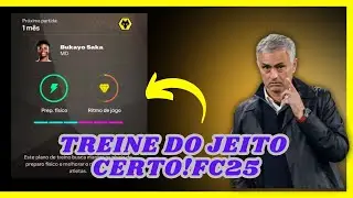 COMO FUNCIONA O PLANO DE TREINOS NO FC25!MUITA NOVIDADE