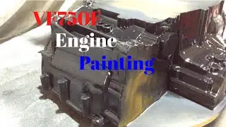 Honda VF750F - Part 19 Engine Painting