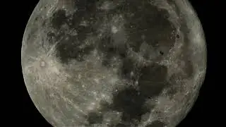 Paso de la ISS por la Luna