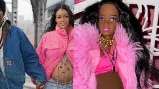 DIY Pregnant Custom Rihanna Barbie Doll | How to Make a Pregnant Barbie Belly | Pregnant Doll Hacks