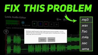 How to save mp3 in lexis Audio Editor | Lexis Audio Editor mp3 main save kese karein