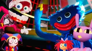 The Amazing Digital Circus Characters Play Poppy Playtime ep.3