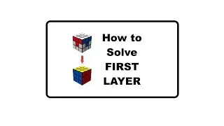 How to Solve a Rubik's Cube 3x3x3 (Part 1)