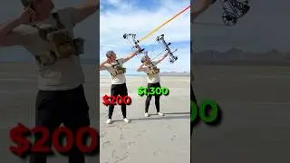 $200 bow vs $1,300 bow - which one shoots further? 