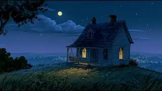 1940s vintage oldies playing in another room 📻 a summer night on the hill | relax, sleep