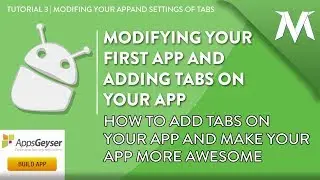 Creating Tabs in Android App with Tabbed Activity | Tutorial 3 | Android Tab Tutorial |