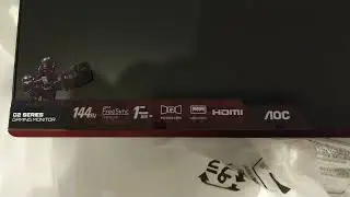 AOC 24G2U/BK IPS 144Hz 1ms DP HDMI GAMING(UNBOXING)