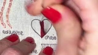 Tutorial Bordado Livre - Ponto Cheio