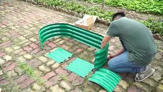 Raised Garden Bed unboxing and installing