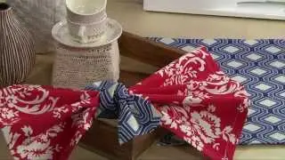 Learn to Make Mitered Corner Napkins