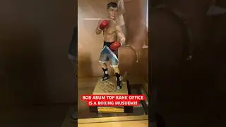 BOB ARUM TOP RANK OFFICE IS A BOXING MUSUEM!!!