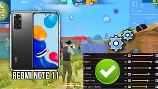 Redmi Note 11 free fire sensitivity setting ⚙️ | Redmi Note 11 free fire headshot setting ⚙️
