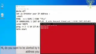 Turns RED Color when Request Ping Timeout | Ping Monitoring | Network Ping Testing Alerting |