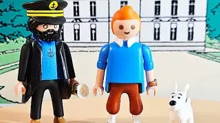 Playmobil Tintin et Milou #tintin #lesaventuresdetintin #milou #dessinanime #playmobil #custom #bd