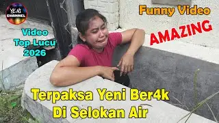 TAK TAHAN LAGI TERPAKSA YENI BER4K DI SELOKAN AIR DEPAN RUMAH