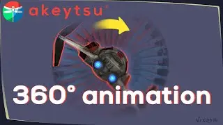 How to make 360 rotation in akeytsu