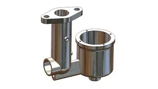 Cad modeling of Carburetor Body in solidworks