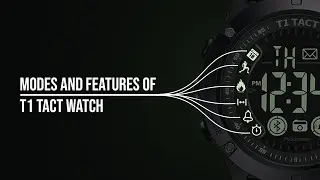 Modes and features of T1 Tact Watch Midnight Diamond