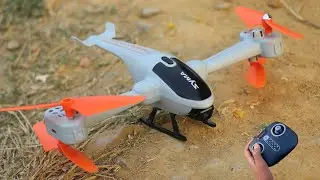 Syma Z5W Foldable rc helicopter drone unboxing and fly test