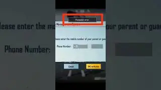 Bgmi parameter error problem | Gameplay management system bgmi parameter error |Parameter error bgmi