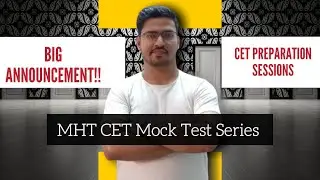 Best MHT CET 2020 Mock Test Series | Big Announcement