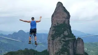 The 5th Shenxianju Highline Challenge // SlacklifeBC