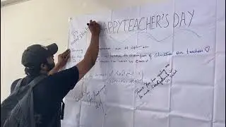 Student's Acknowledgement on the Teacher's Day ❤