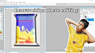 How to make chips packet ||photoshop mein chips packet ka mockup kaise design kare Tutorial in Hindi