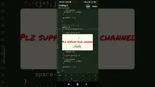 C PROGRAMMING / HOLLOW PARALLELOGRAM ⏹️ PATTERN/ #programming #shorts